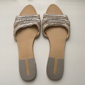Zara metallic sandals